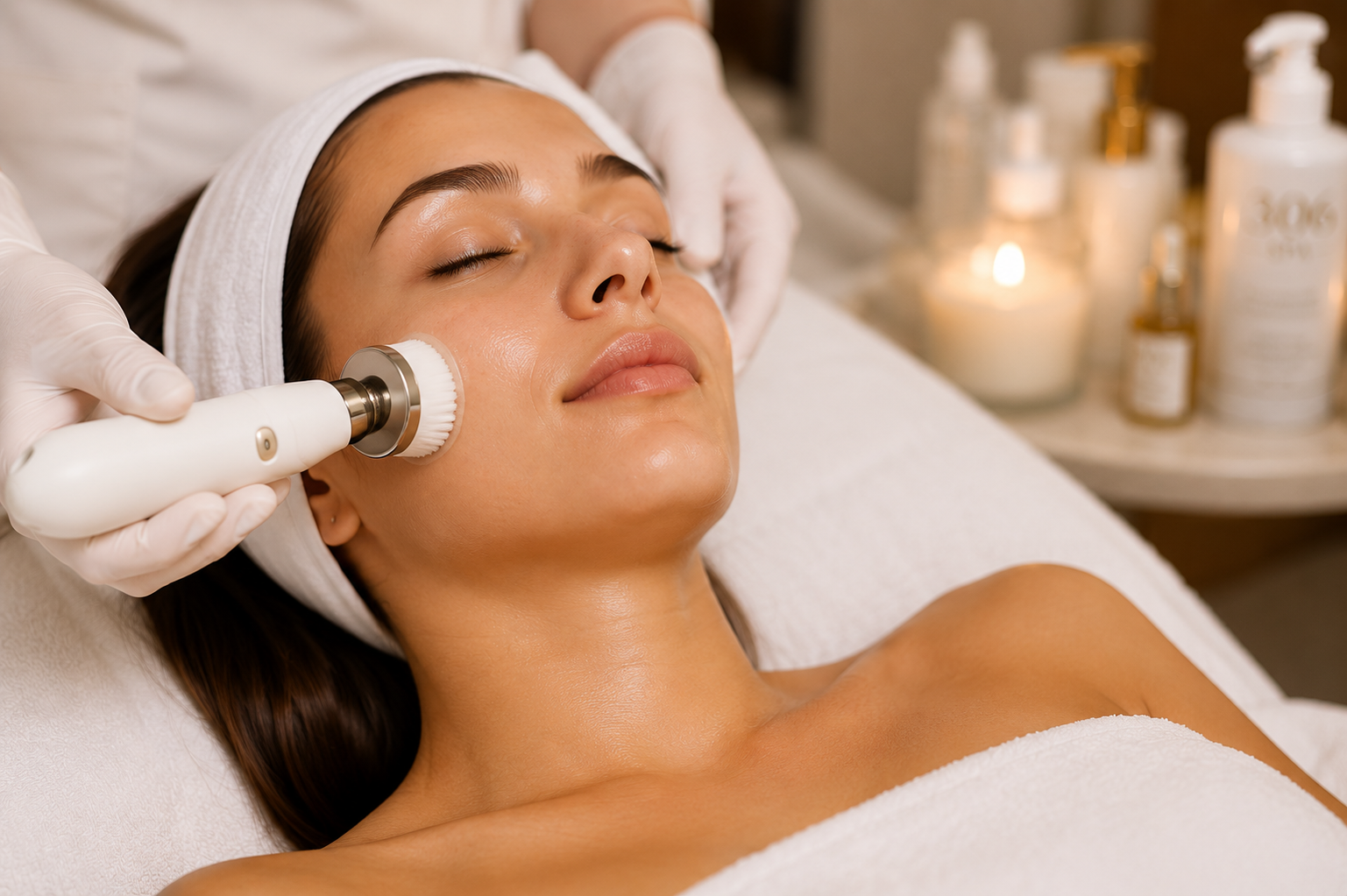 Deep cleansing facial in Dubai
