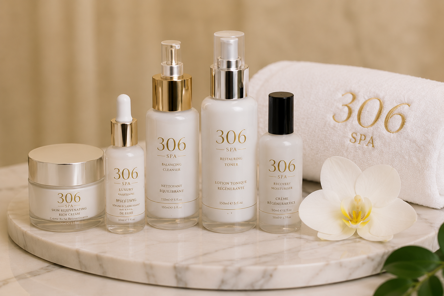 306 Spa facial skincare products